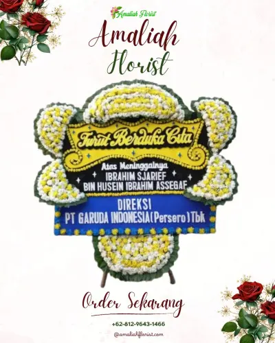 Papan Bunga Duka di Tlogopucang